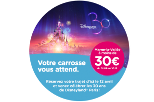30€ max pour Marne la vallée avec OUIGO !